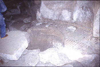 Untert�giger Schleifsteinbruch bei Waidhofen/Y.