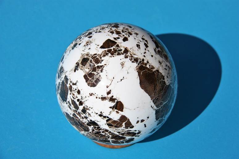 KugelMagnesit-Dunit-Brekzie, Steinbruch Preg, Stmk., 10 cm