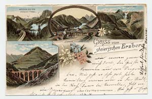"Gruss vom steirischen Erzberg", 1896
